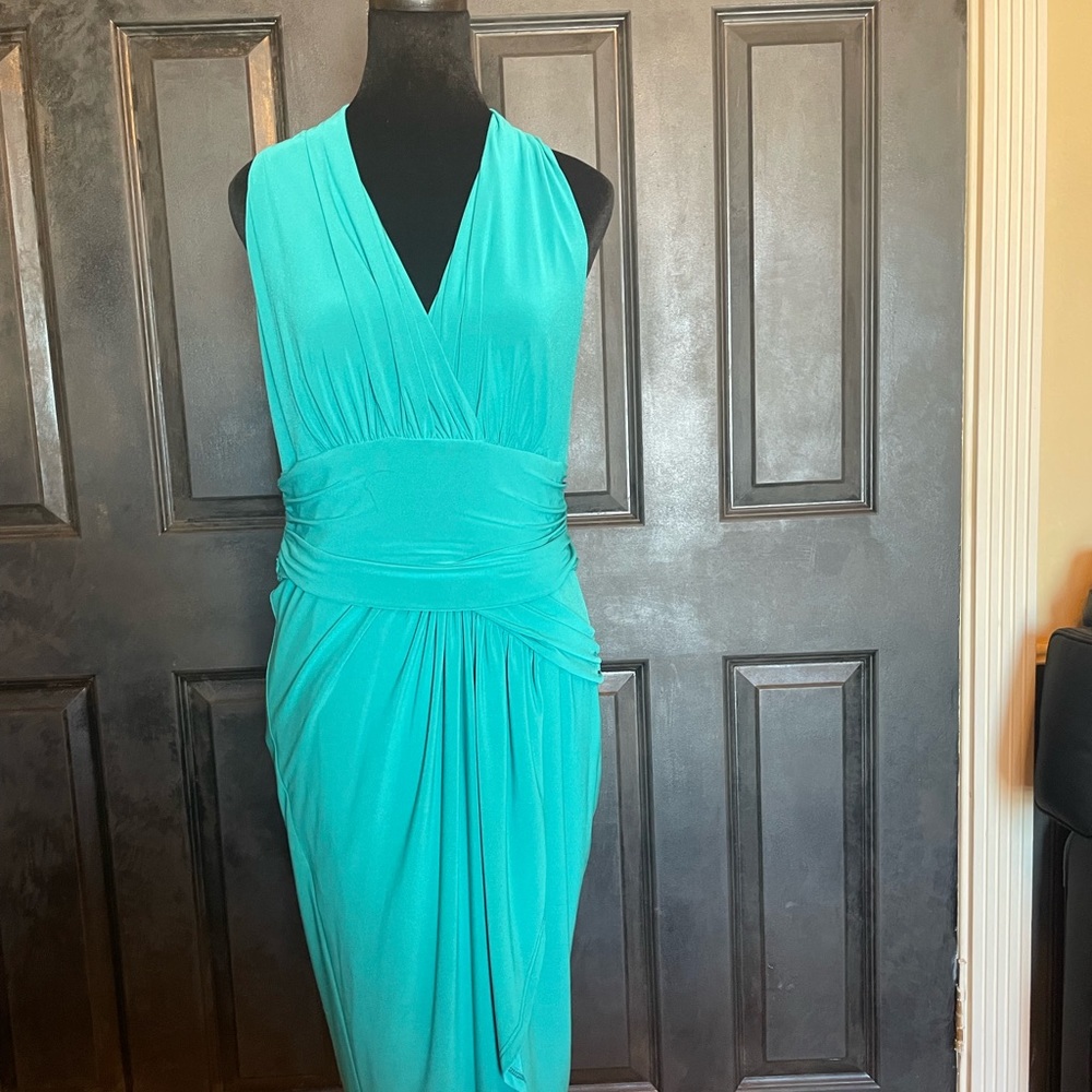 Teal soft dress